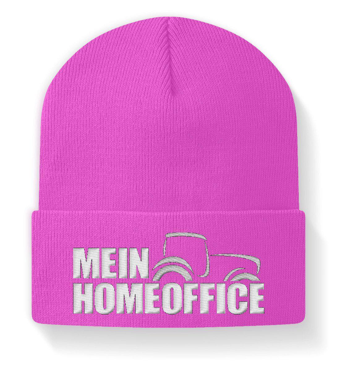 Mein Homeoffice · Beanie Mütze-Beanie mit Stick-Fuchsia-M-Agrarstarz