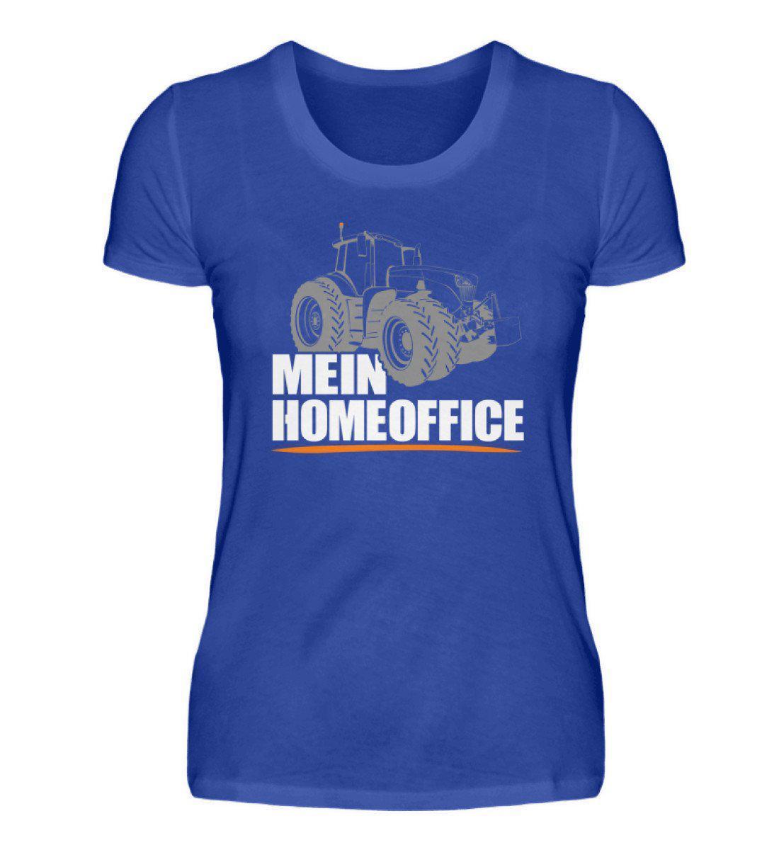 Mein Homeoffice · Damen T-Shirt-Damen Basic T-Shirt-Neon Blue-S-Agrarstarz