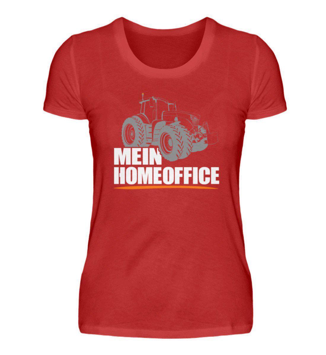 Mein Homeoffice · Damen T-Shirt-Damen Basic T-Shirt-Red-S-Agrarstarz
