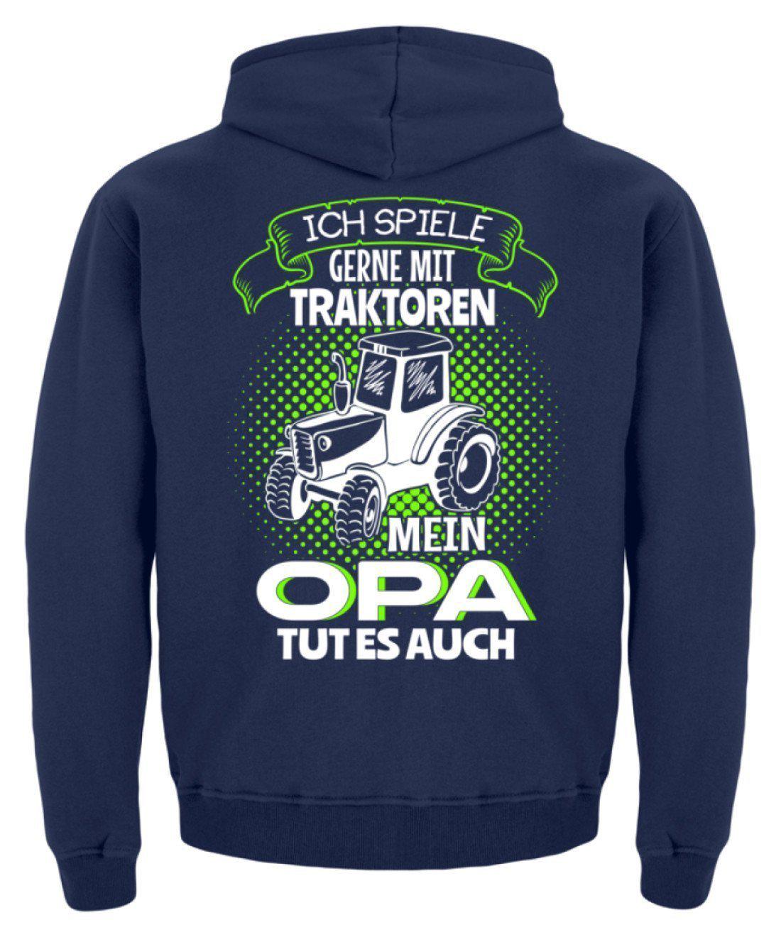 Mein Opa spielt mit Traktoren · Kinder Kapuzenpullover Hoodie-Kinder Hoodie-Agrarstarz