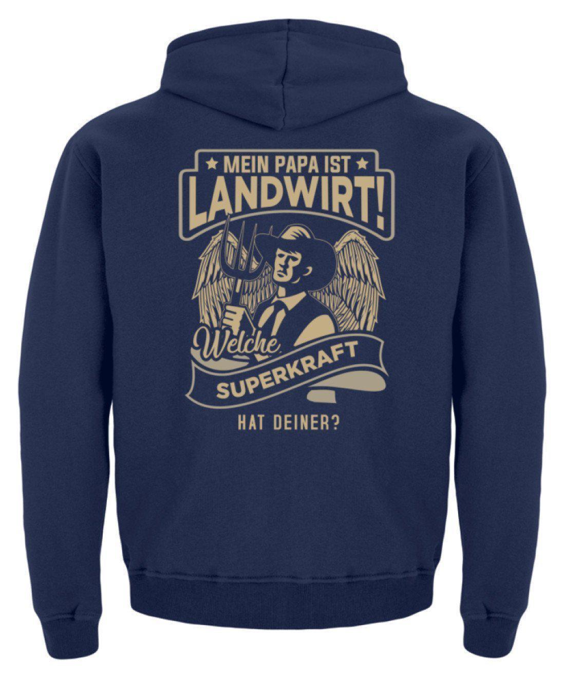 Mein Papa hat Superkraft · Kinder Kapuzenpullover Hoodie-Kinder Hoodie-Agrarstarz
