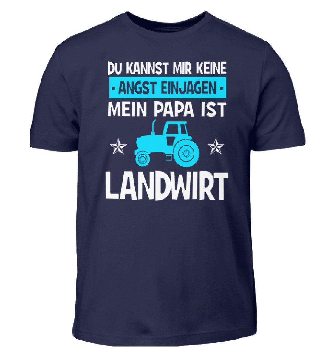 Mein Papa ist Landwirt · Kinder T-Shirt-Kinder T-Shirt-Navy-3/4 (98/104)-Agrarstarz