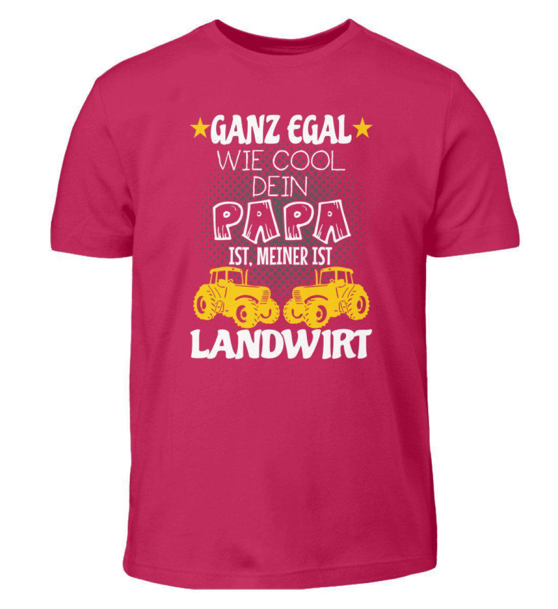 Mein Papa ist Landwirt · Kinder T-Shirt-Kinder T-Shirt-Sorbet-12/14 (152/164)-Agrarstarz