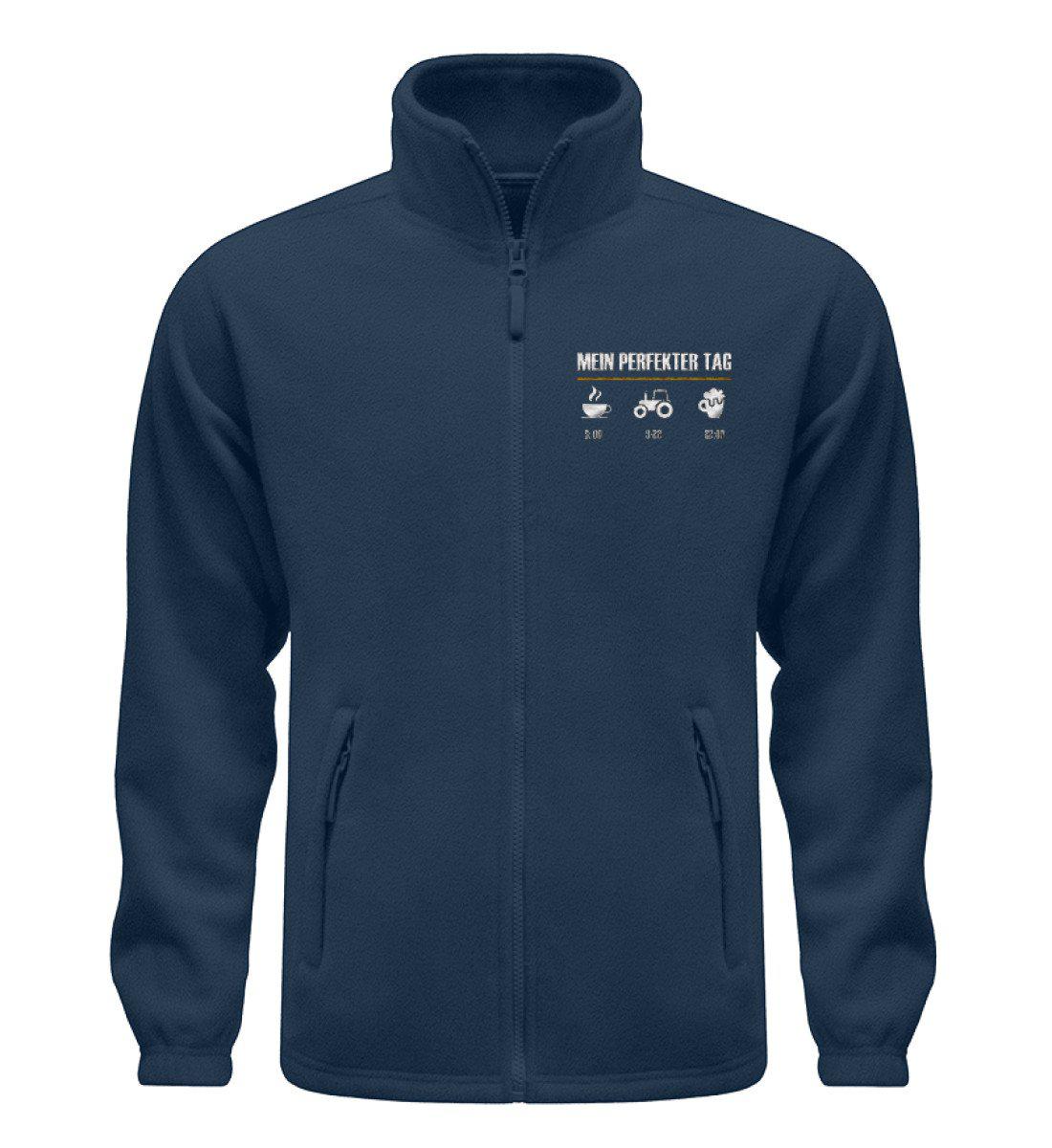 Mein perfekter Tag 1 · Fleece Jacke mit Stick-Fleece Jacke mit Stick-Navy-S-Agrarstarz