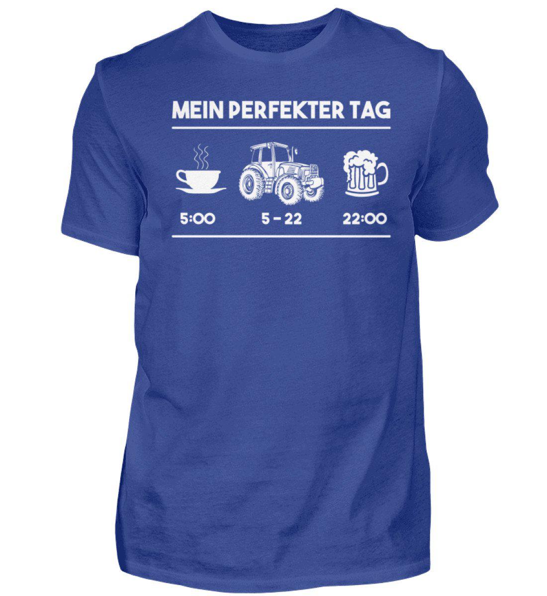 Mein perfekter Tag 1 · Herren T-Shirt-Herren Basic T-Shirt-Royal Blue-S-Agrarstarz