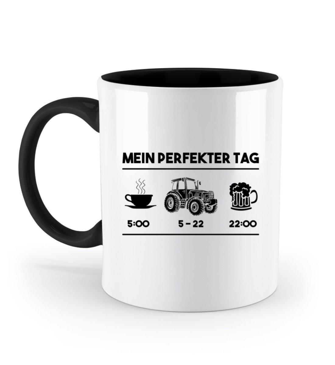 Mein perfekter Tag 1 · Keramik Tasse zweifarbig-Keramik Tasse Zweifarbig-Black-330ml-Agrarstarz
