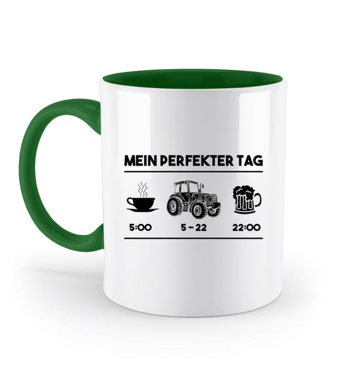 Mein perfekter Tag 1 · Keramik Tasse zweifarbig-Keramik Tasse Zweifarbig-Irish Green-330ml-Agrarstarz