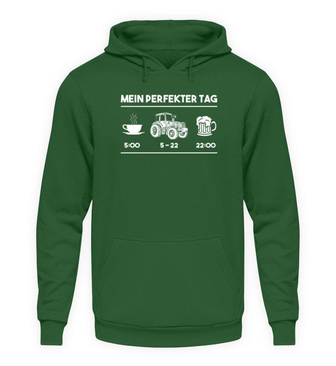 Mein perfekter Tag 1 · Unisex Kapuzenpullover Hoodie-Unisex Hoodie-Bottle Green-L-Agrarstarz