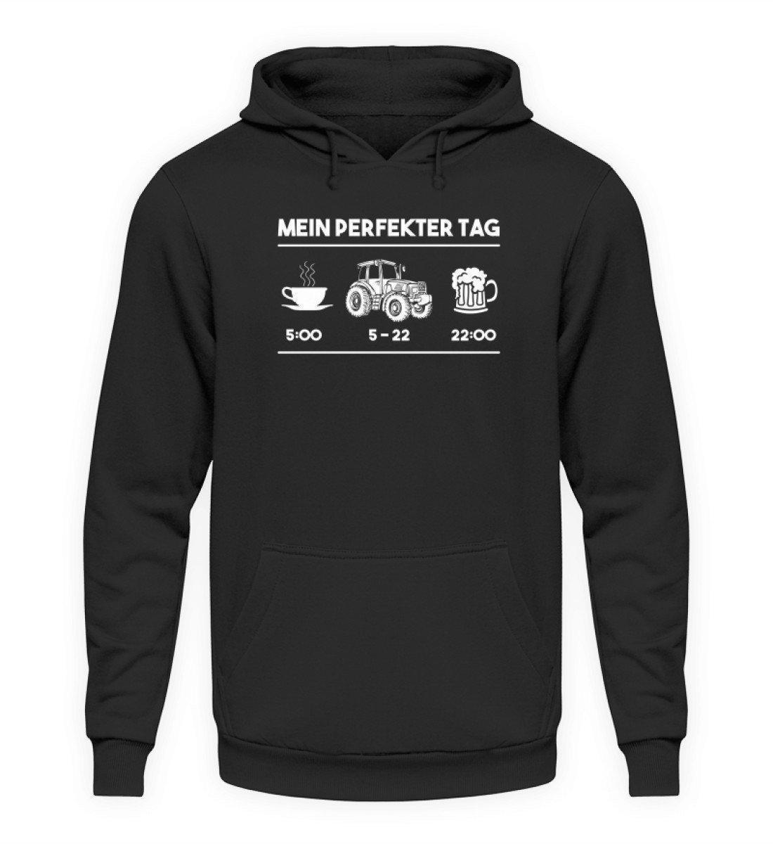 Mein perfekter Tag 1 · Unisex Kapuzenpullover Hoodie-Unisex Hoodie-Jet Black-L-Agrarstarz