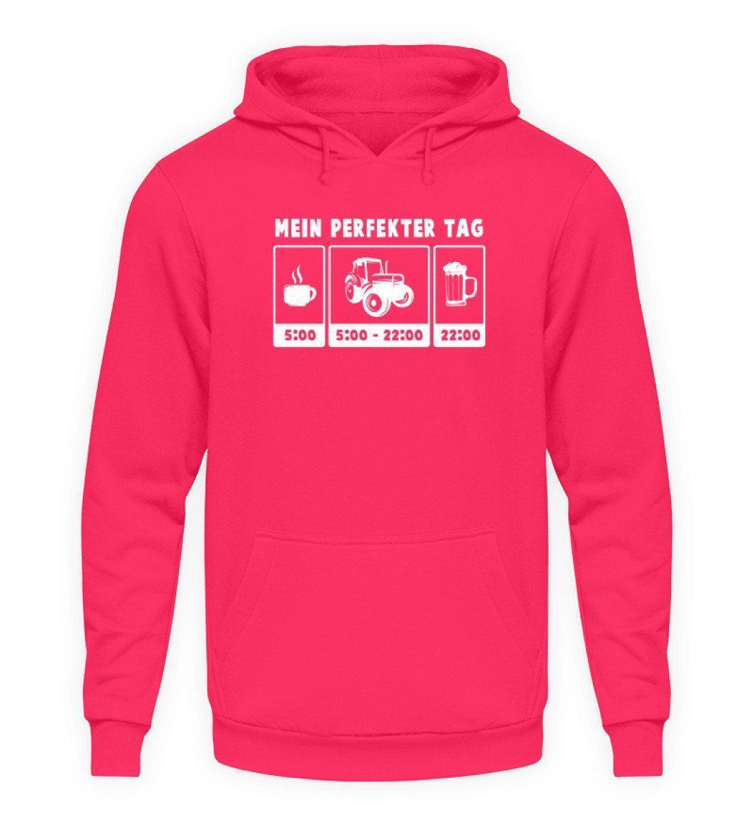 Mein perfekter Tag 3 · Unisex Kapuzenpullover Hoodie-Unisex Hoodie-Hot Pink-L-Agrarstarz