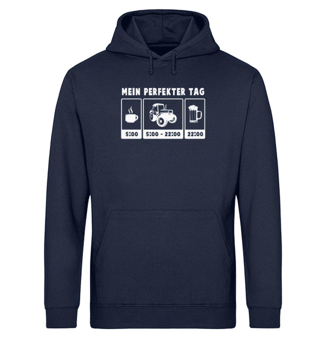 Mein perfekter Tag 3 · Unisex Organic Hoodie-Drummer Hoodie ST/ST-French Navy-XS-Agrarstarz