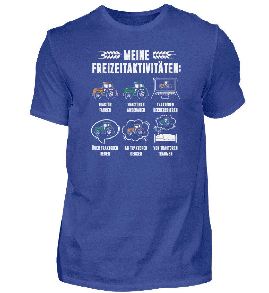 Meine Freizeitaktivitäten · Herren T-Shirt-Herren Basic T-Shirt-Royal Blue-S-Agrarstarz