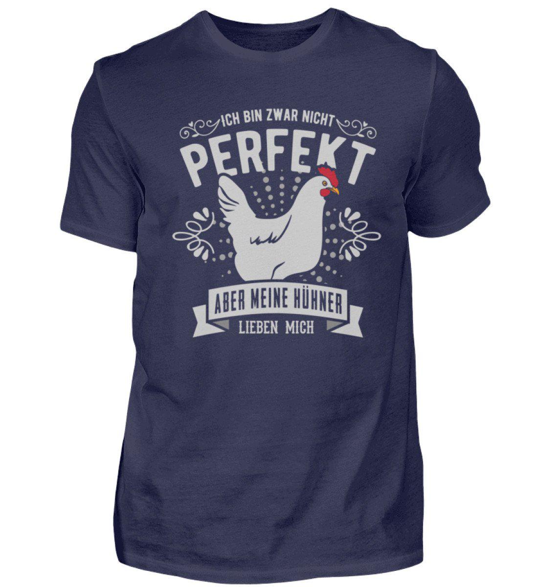 Meine Hühner lieben mich · Herren T-Shirt-Herren Basic T-Shirt-Navy-S-Agrarstarz