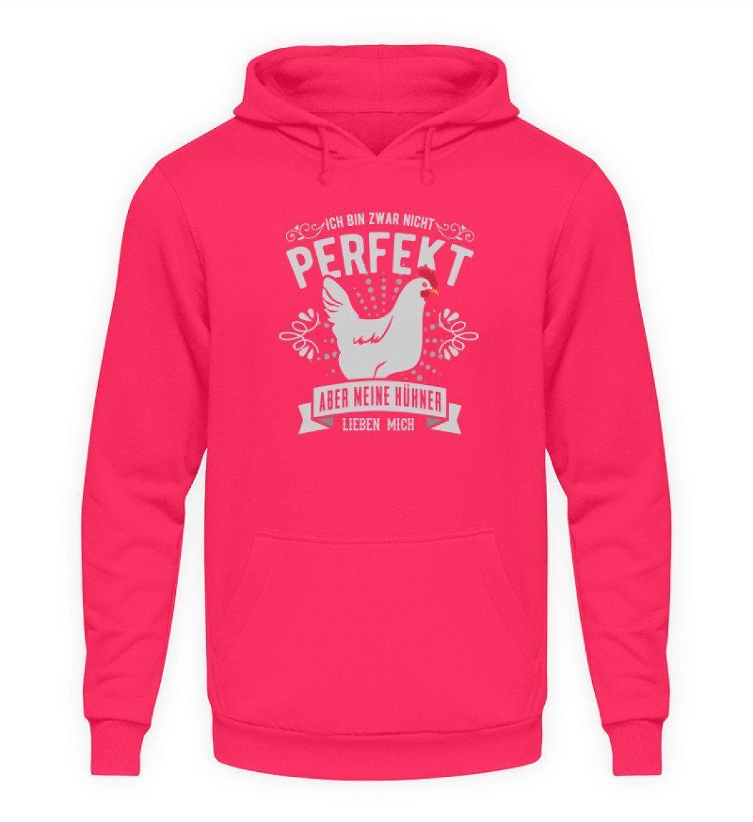 Meine Hühner lieben mich · Unisex Kapuzenpullover Hoodie-Unisex Hoodie-Hot Pink-L-Agrarstarz