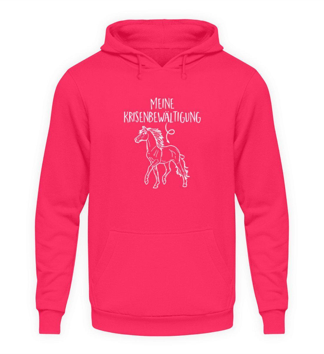 Meine Krisenbewältigung · Unisex Kapuzenpullover Hoodie-Unisex Hoodie-Hot Pink-S-Agrarstarz