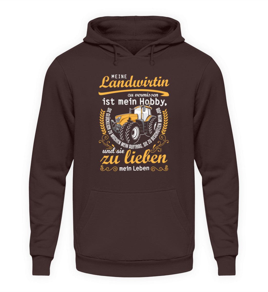 Meine Landwirtin vermissen · Unisex Kapuzenpullover Hoodie-Unisex Hoodie-Hot Chocolate-S-Agrarstarz
