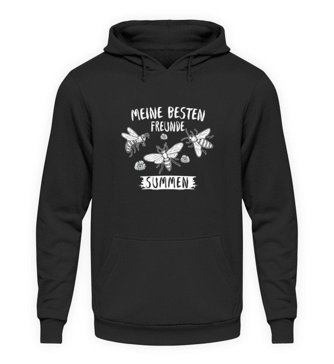 Meine besten Freunde summen · Unisex Kapuzenpullover Hoodie-Unisex Hoodie-Jet Black-S-Agrarstarz