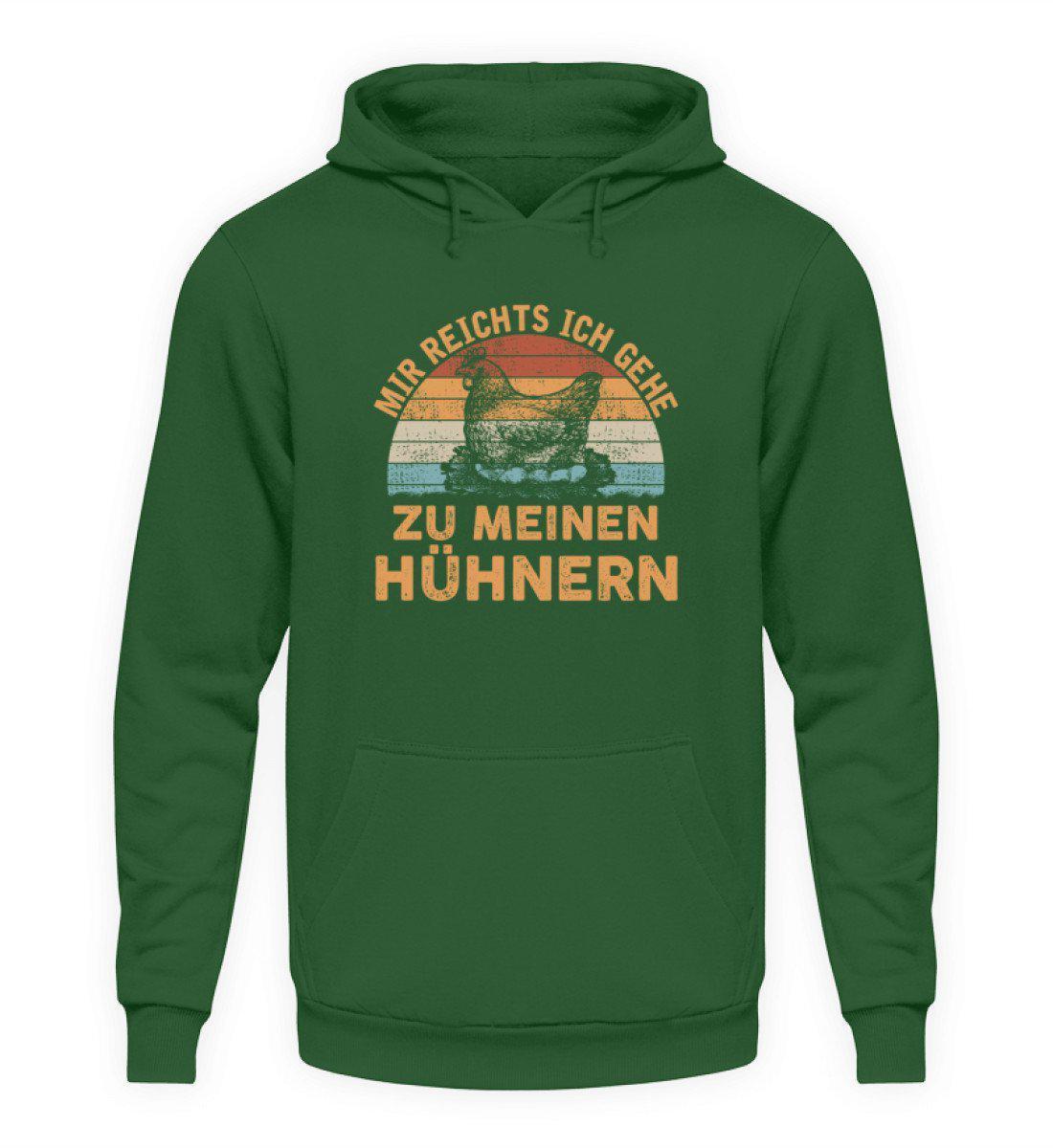 Mir reichts Hühner Retro · Unisex Hoodie-Unisex Hoodie-Bottle Green-S-Agrarstarz