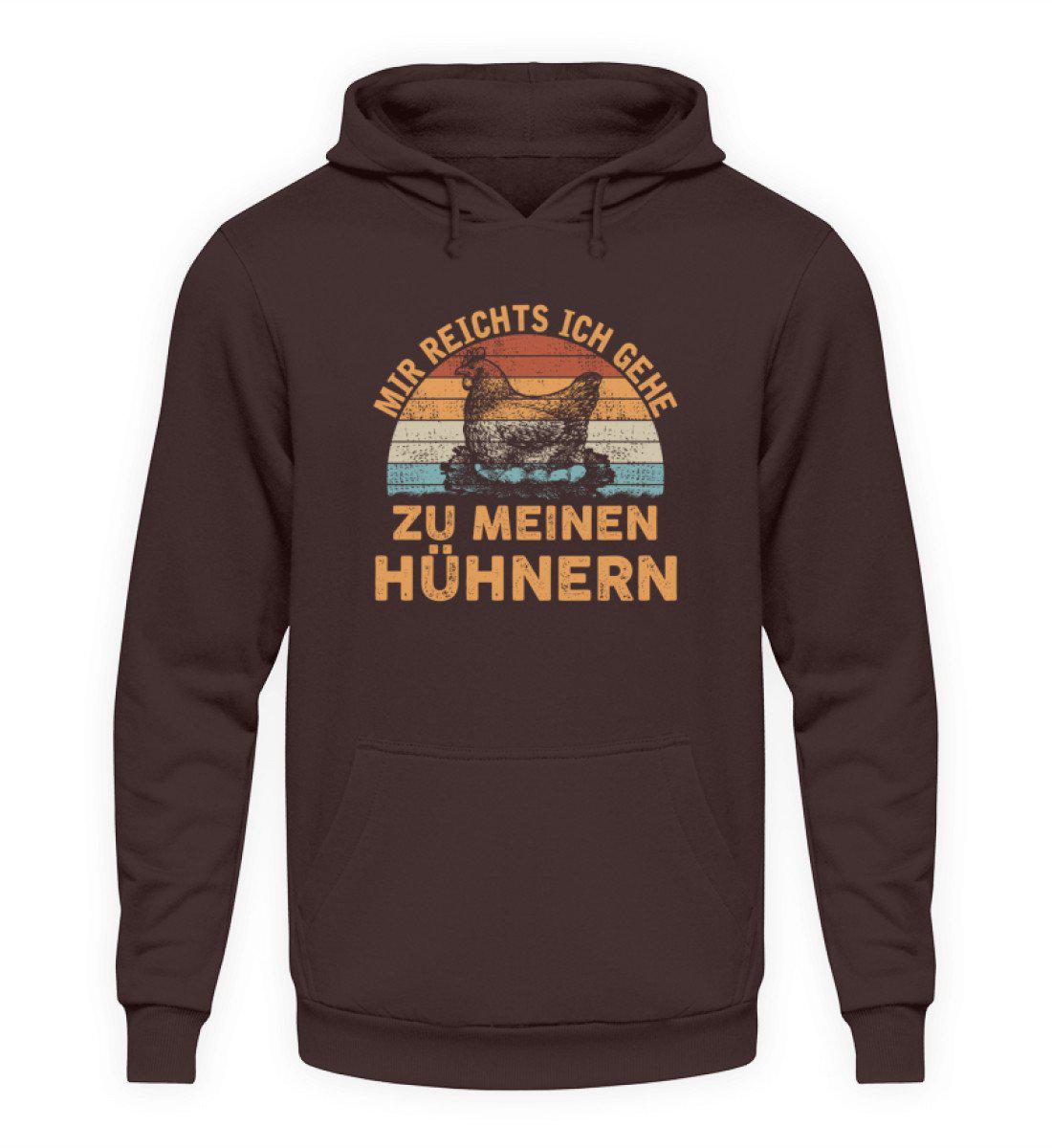 Mir reichts Hühner Retro · Unisex Hoodie-Unisex Hoodie-Hot Chocolate-L-Agrarstarz