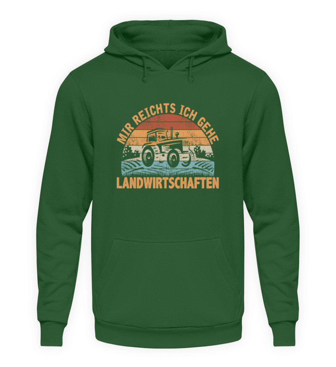 Mir reichts Landwirtschaften Retro · Unisex Hoodie-Unisex Hoodie-Bottle Green-S-Agrarstarz