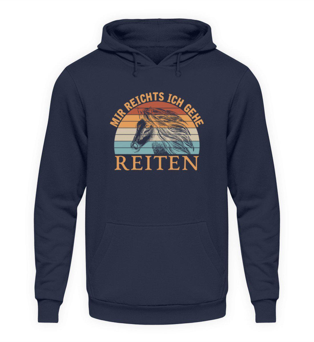 Mir reichts Reiten Retro · Unisex Hoodie-Unisex Hoodie-Oxford Navy-S-Agrarstarz