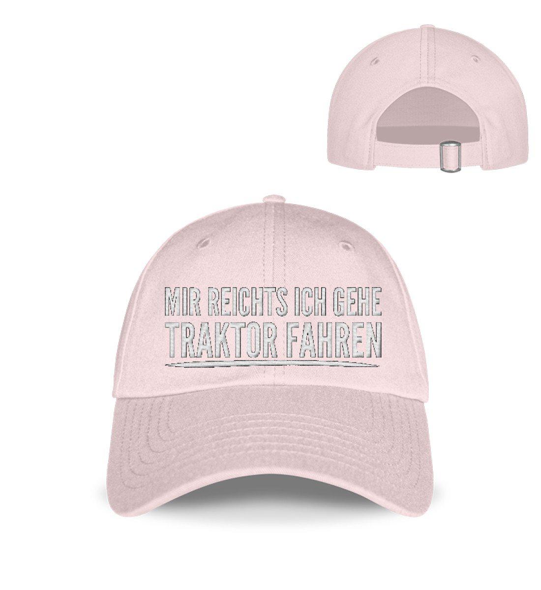 Mir reichts Traktor fahren · Kappe-Baseball Cap mit Stick-Pastel Pink-Einheitsgröße-Agrarstarz