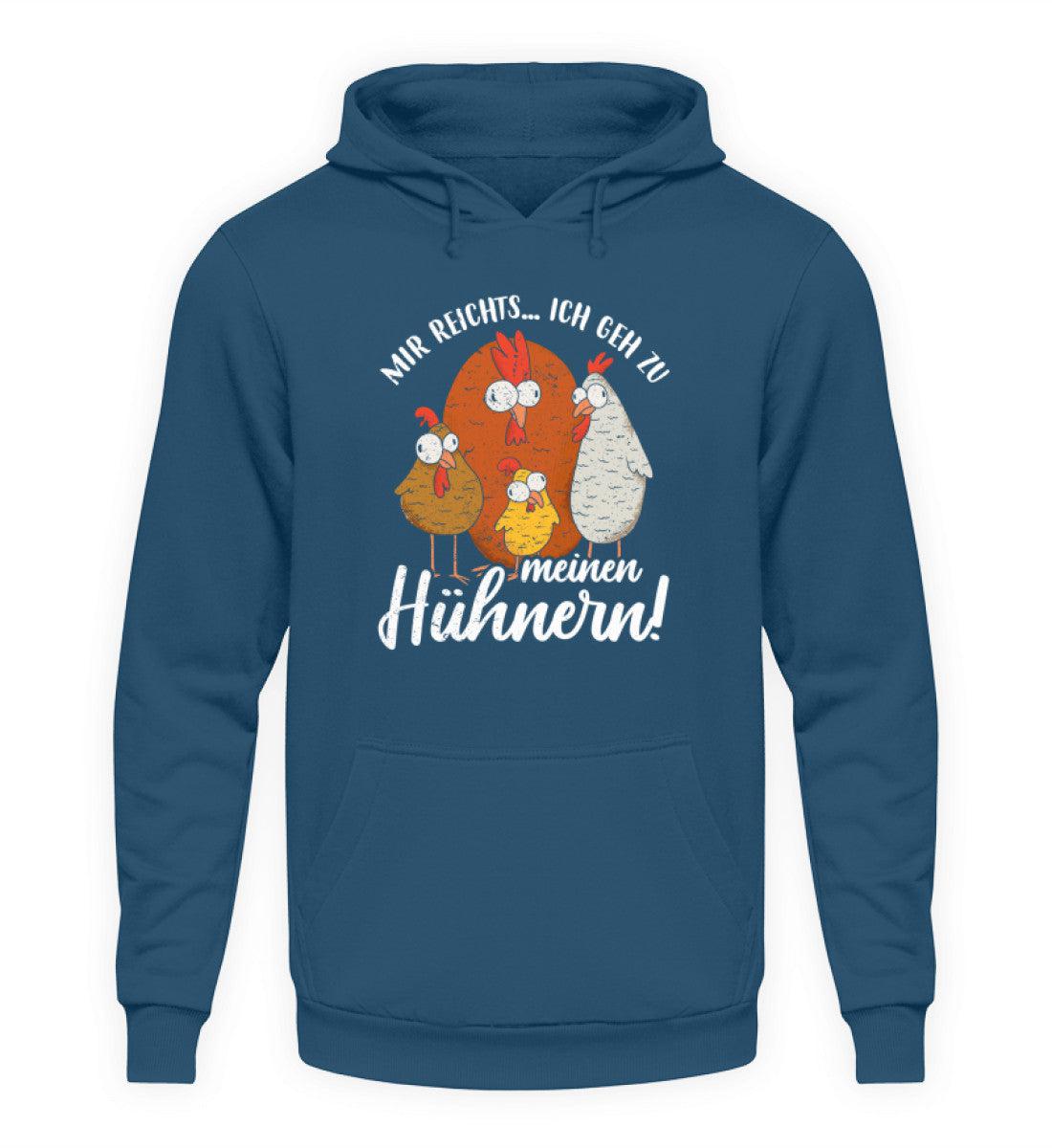 Mir reichts ich geh zu meinen Hühnern · Unisex Kapuzenpullover Hoodie-Unisex Hoodie-Airforce Blue-S-Agrarstarz