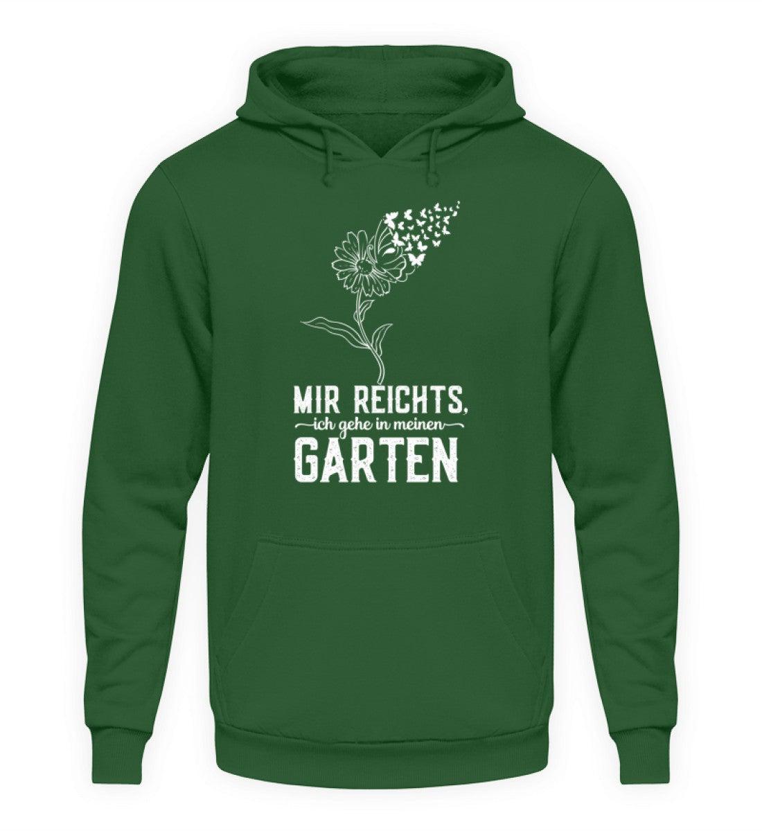 Mir reichts ich gehe in meinen Garten · Unisex Kapuzenpullover Hoodie-Unisex Hoodie-Bottle Green-S-Agrarstarz