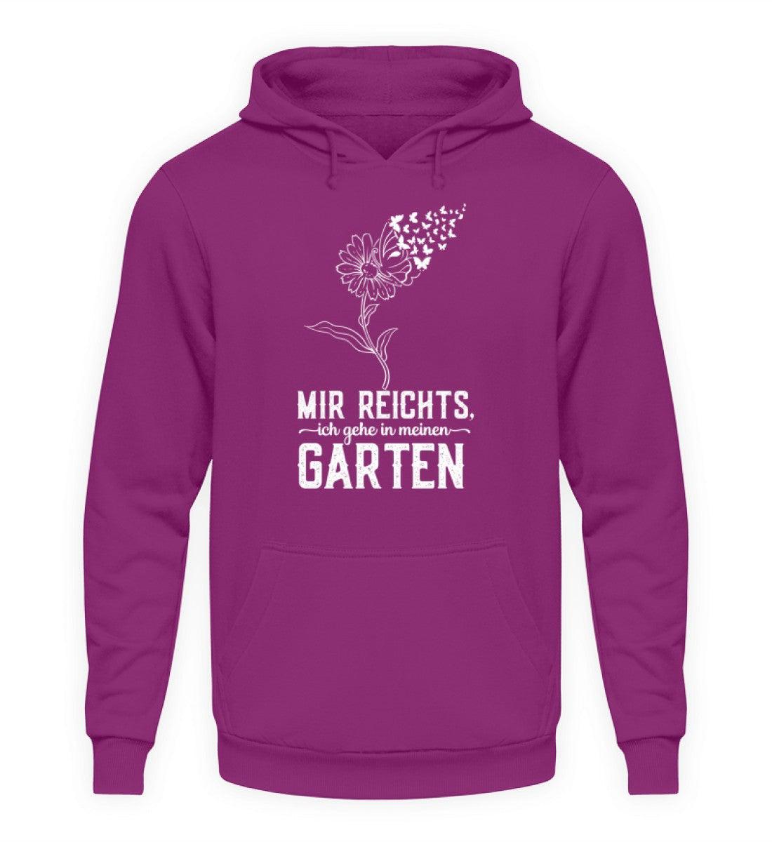 Mir reichts ich gehe in meinen Garten · Unisex Kapuzenpullover Hoodie-Unisex Hoodie-Magenta Magic-S-Agrarstarz