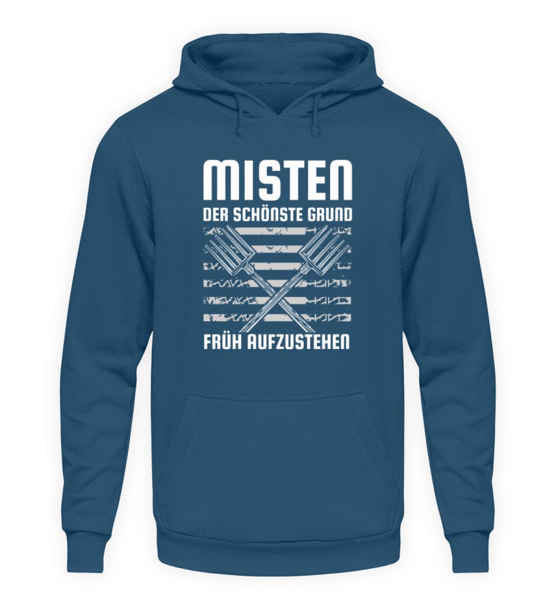 Misten schönste Grund · Unisex Kapuzenpullover Hoodie-Unisex Hoodie-Airforce Blue-S-Agrarstarz