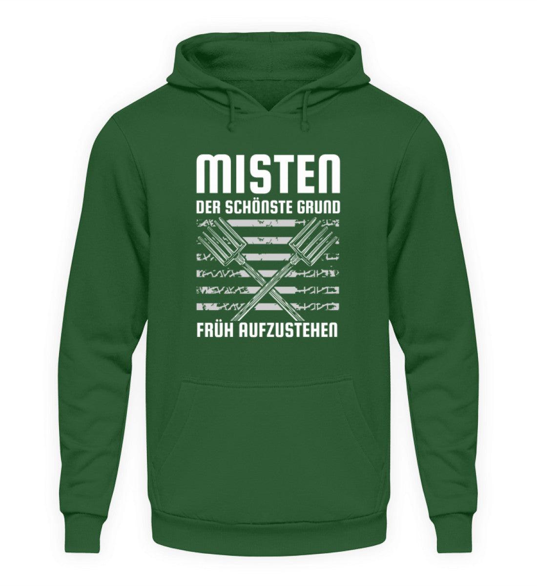 Misten schönste Grund · Unisex Kapuzenpullover Hoodie-Unisex Hoodie-Bottle Green-S-Agrarstarz