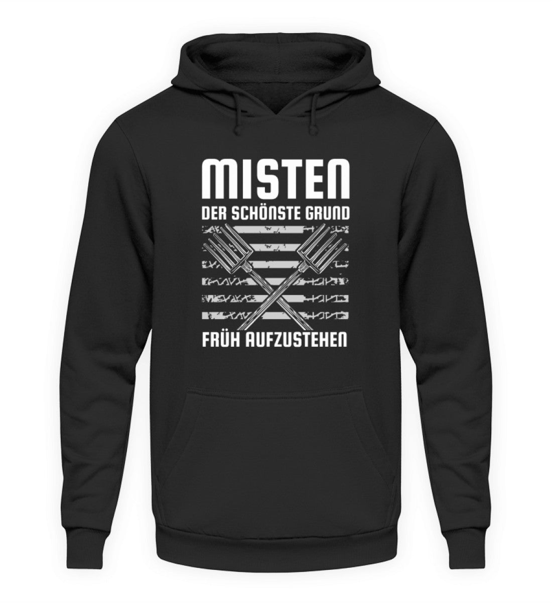 Misten schönste Grund · Unisex Kapuzenpullover Hoodie-Unisex Hoodie-Deep Black-XS-Agrarstarz