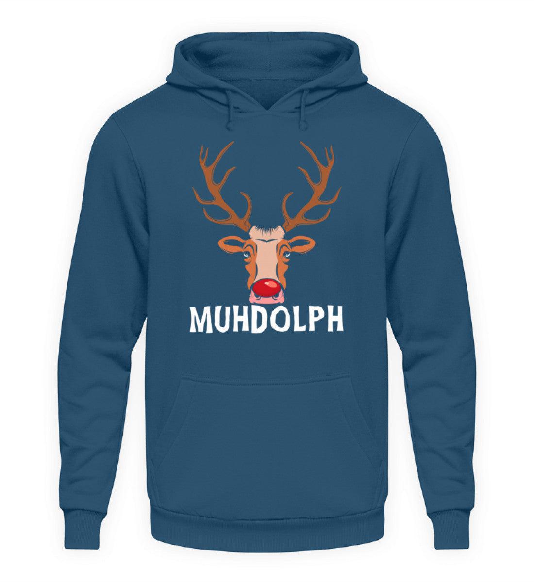 Muhdolph kuh · Unisex Kapuzenpullover Hoodie-Unisex Hoodie-Airforce Blue-S-Agrarstarz