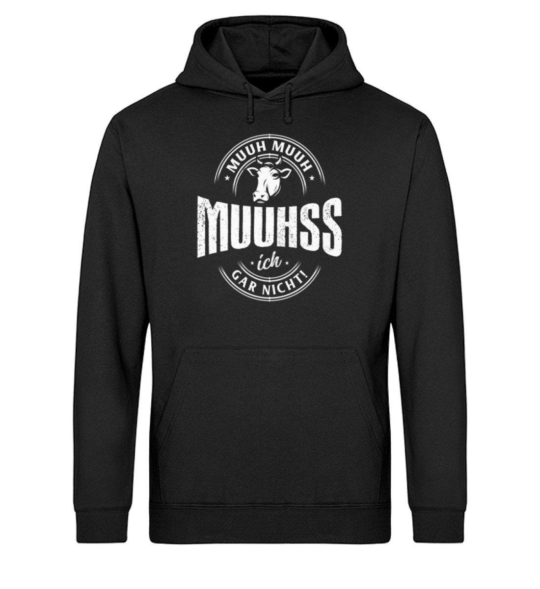 Muuh muuh muuhss ich gar nicht · Unisex Organic Hoodie-Drummer Hoodie ST/ST-Black-XS-Agrarstarz