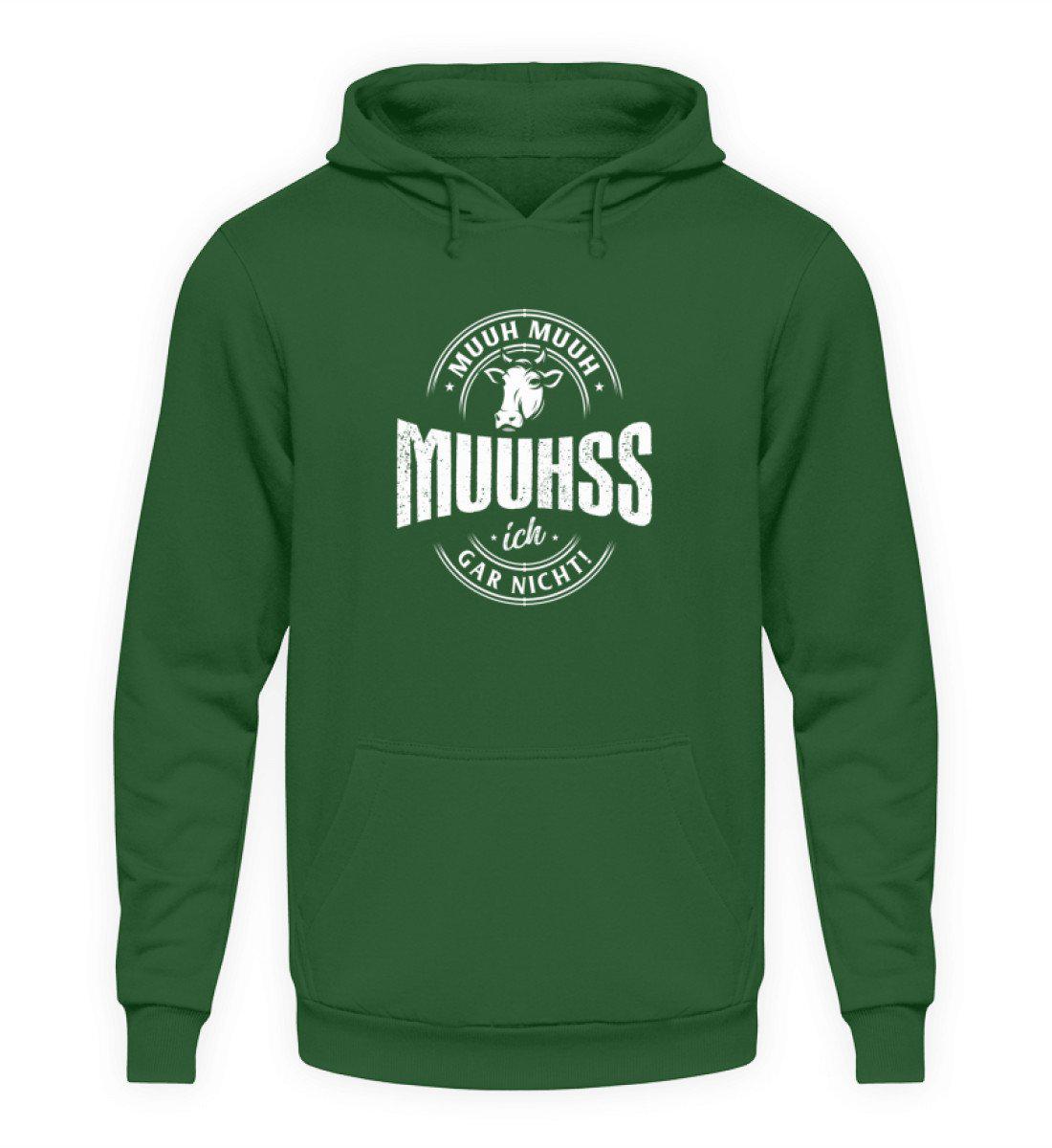 Muuhss ich gar nicht · Unisex Kapuzenpullover Hoodie-Unisex Hoodie-Bottle Green-S-Agrarstarz