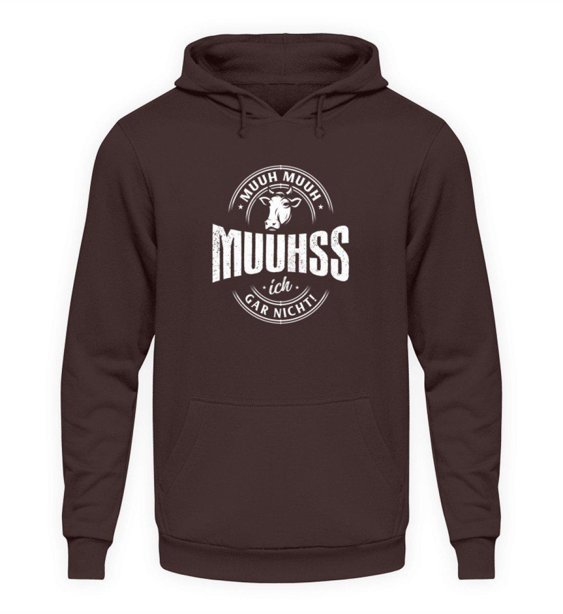 Muuhss ich gar nicht · Unisex Kapuzenpullover Hoodie-Unisex Hoodie-Hot Chocolate-M-Agrarstarz