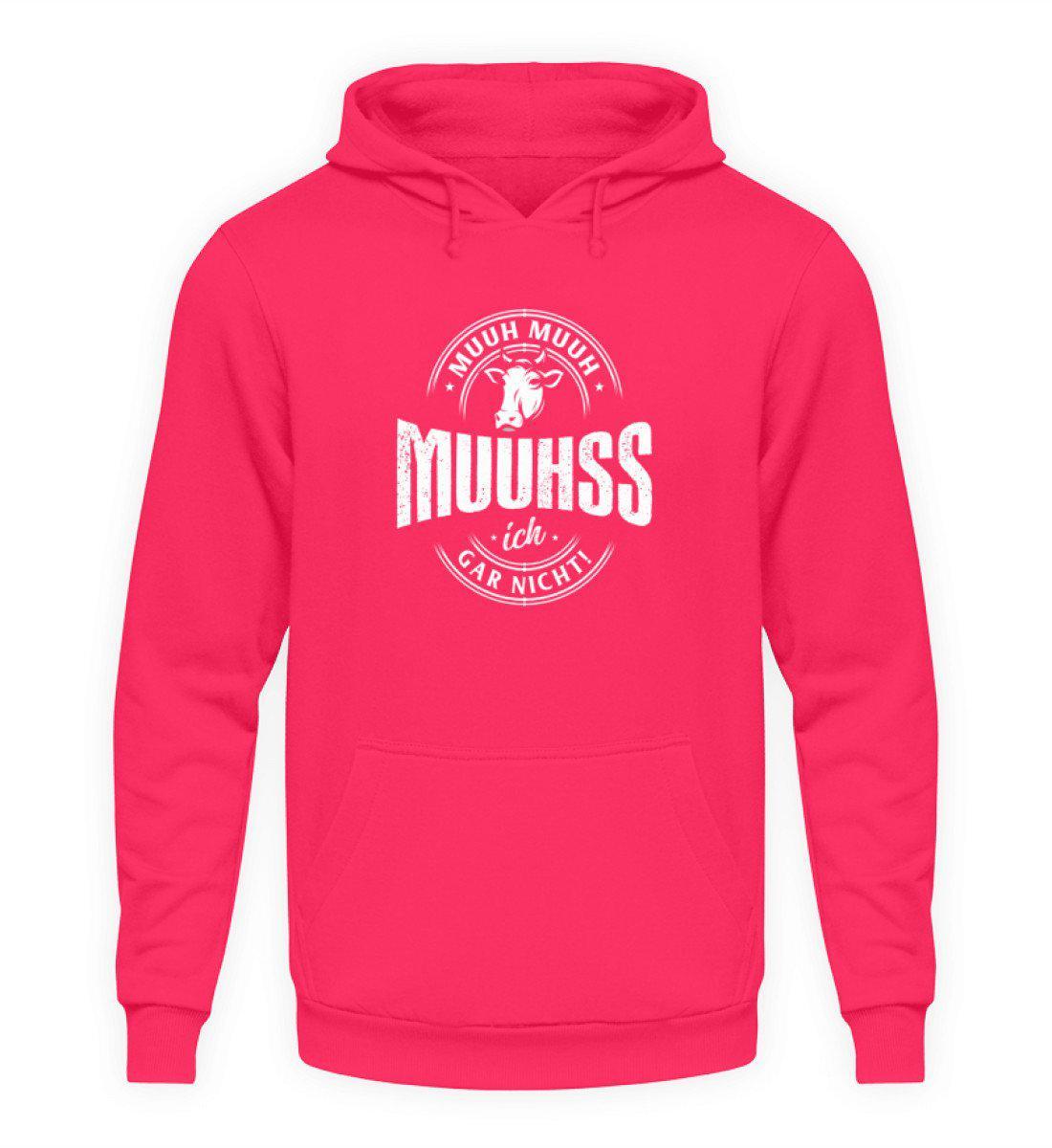 Muuhss ich gar nicht · Unisex Kapuzenpullover Hoodie-Unisex Hoodie-Hot Pink-S-Agrarstarz