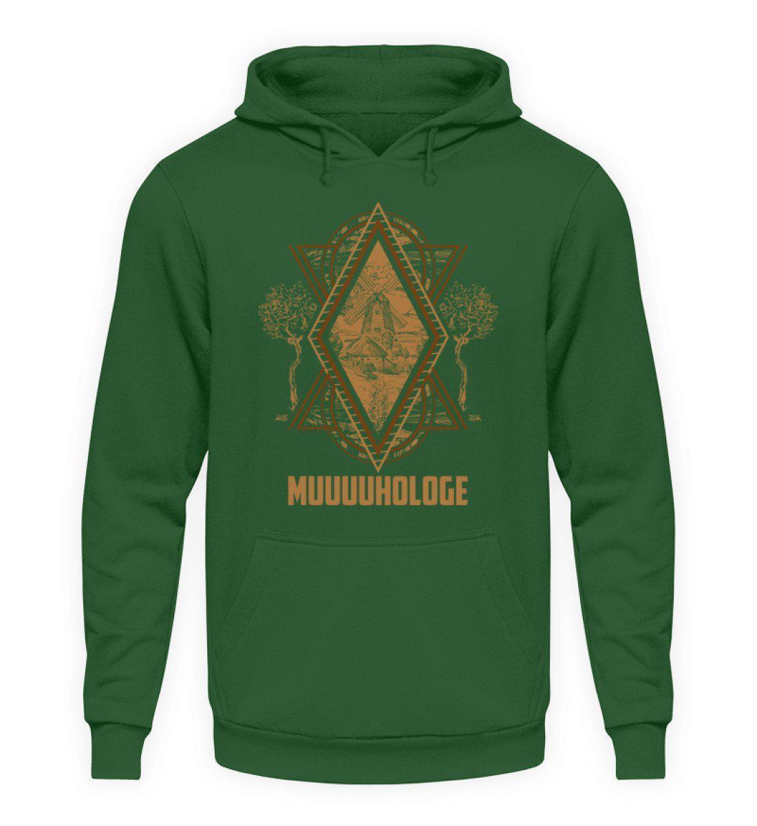 Muuuhologe Geometric · Unisex Kapuzenpullover Hoodie-Unisex Hoodie-Bottle Green-S-Agrarstarz