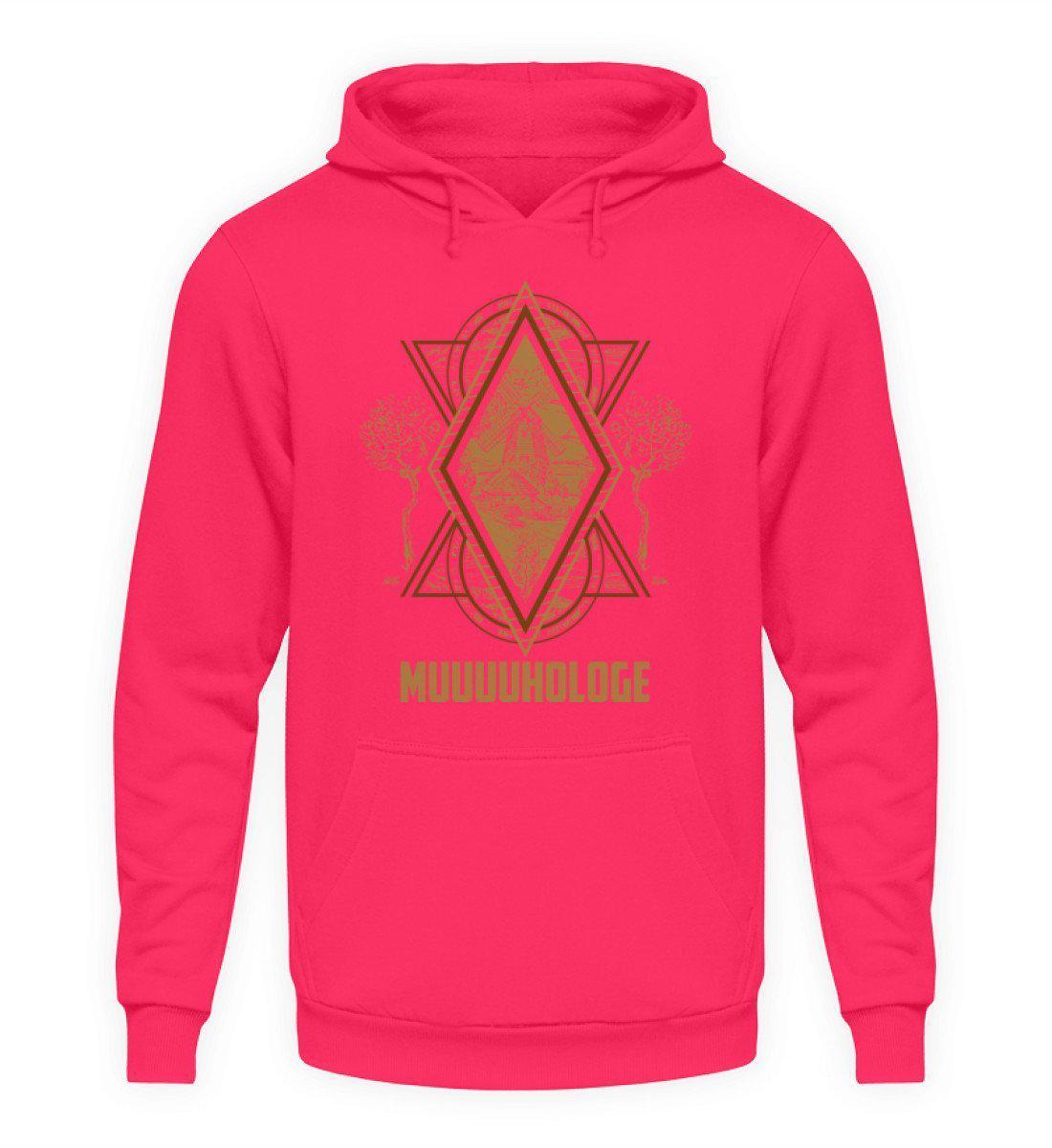 Muuuhologe Geometric · Unisex Kapuzenpullover Hoodie-Unisex Hoodie-Hot Pink-S-Agrarstarz