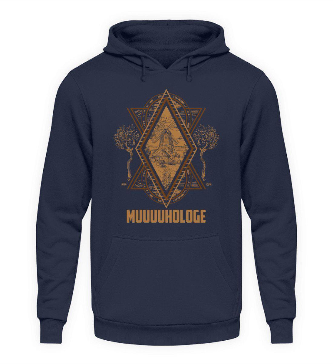 Muuuhologe Geometric · Unisex Kapuzenpullover Hoodie-Unisex Hoodie-Oxford Navy-S-Agrarstarz