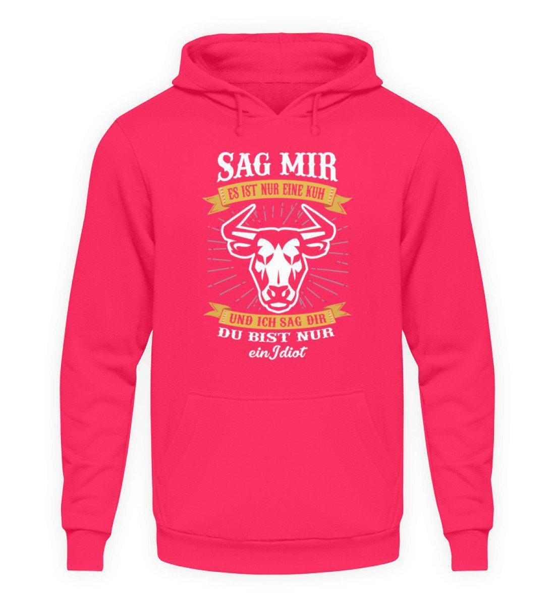 Nicht nur eine Kuh - Unisex Kapuzenpullover Hoodie-Unisex Hoodie-Hot Pink-L-Agrarstarz