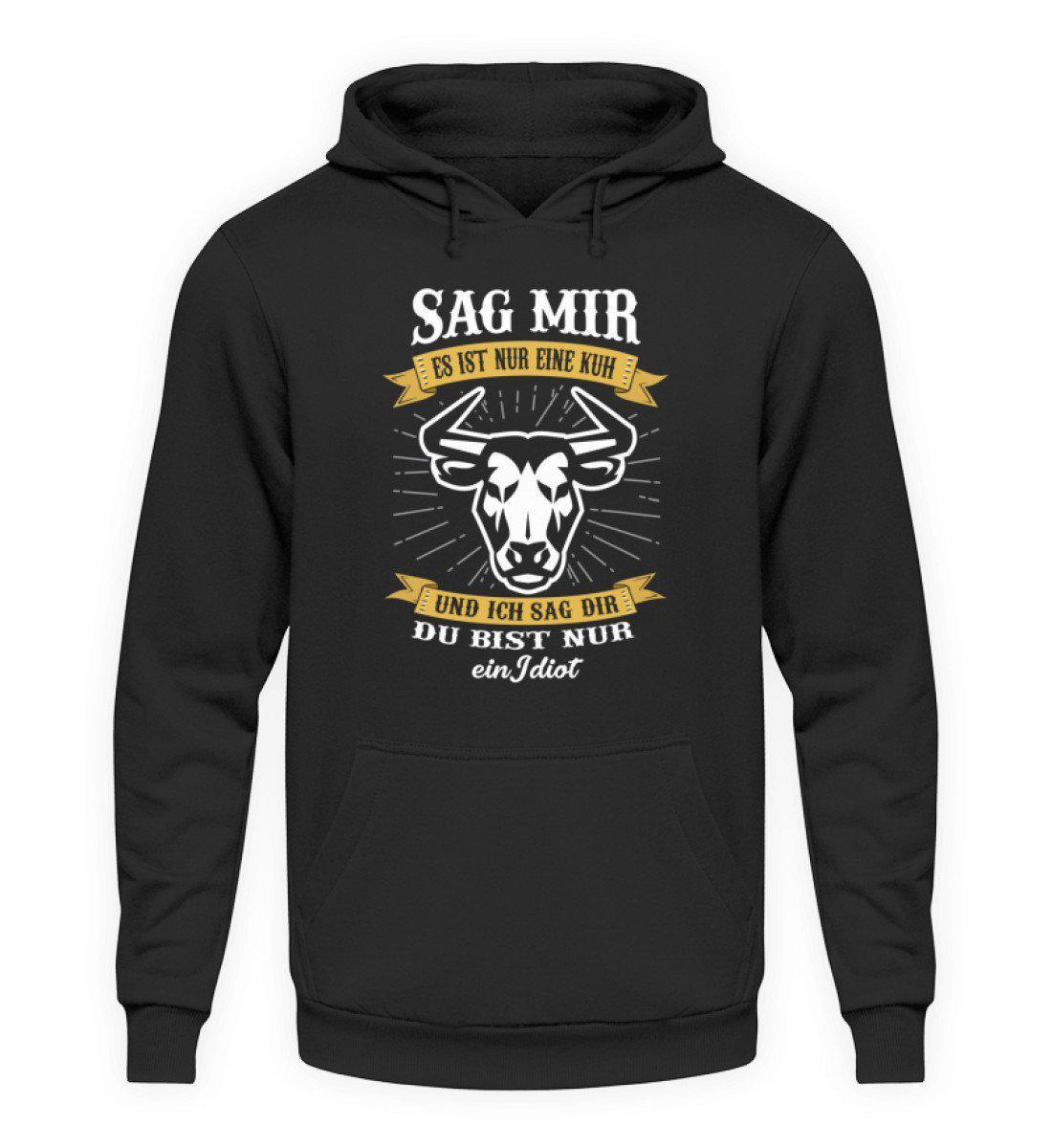 Nicht nur eine Kuh - Unisex Kapuzenpullover Hoodie-Unisex Hoodie-Jet Black-L-Agrarstarz