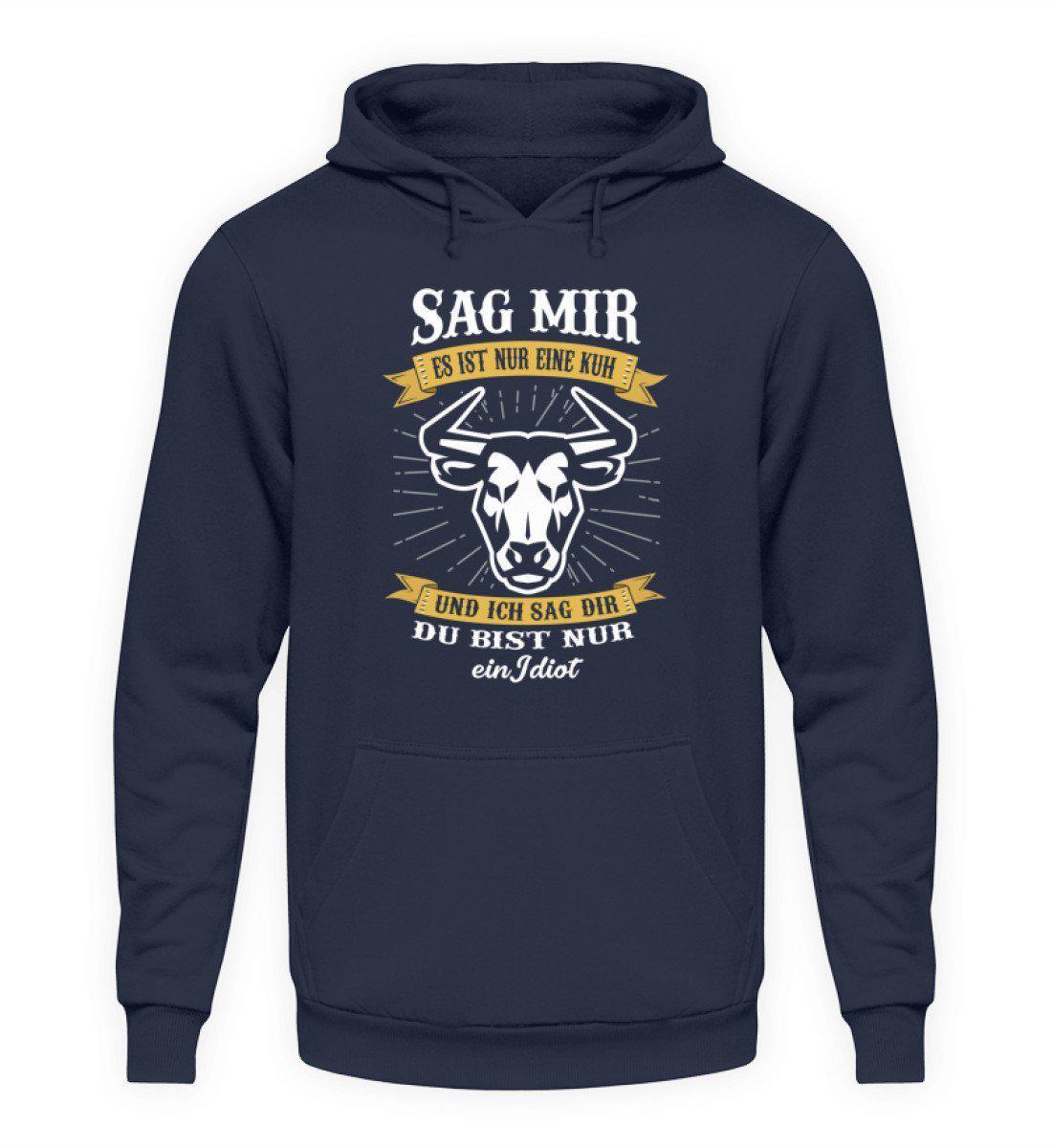 Nicht nur eine Kuh - Unisex Kapuzenpullover Hoodie-Unisex Hoodie-Oxford Navy-L-Agrarstarz