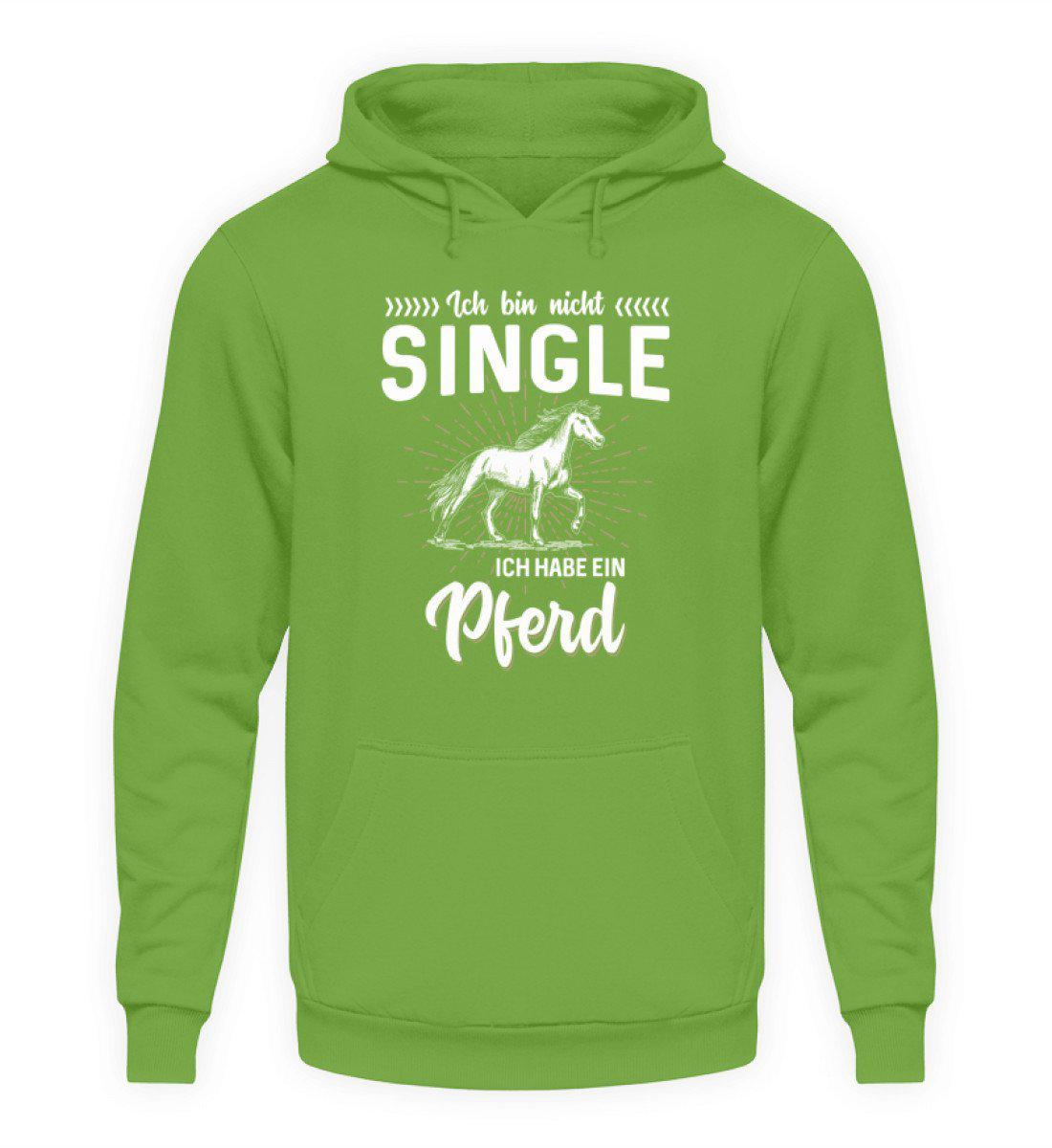 Nicht single Pferd · Unisex Kapuzenpullover Hoodie-Unisex Hoodie-LimeGreen-S-Agrarstarz