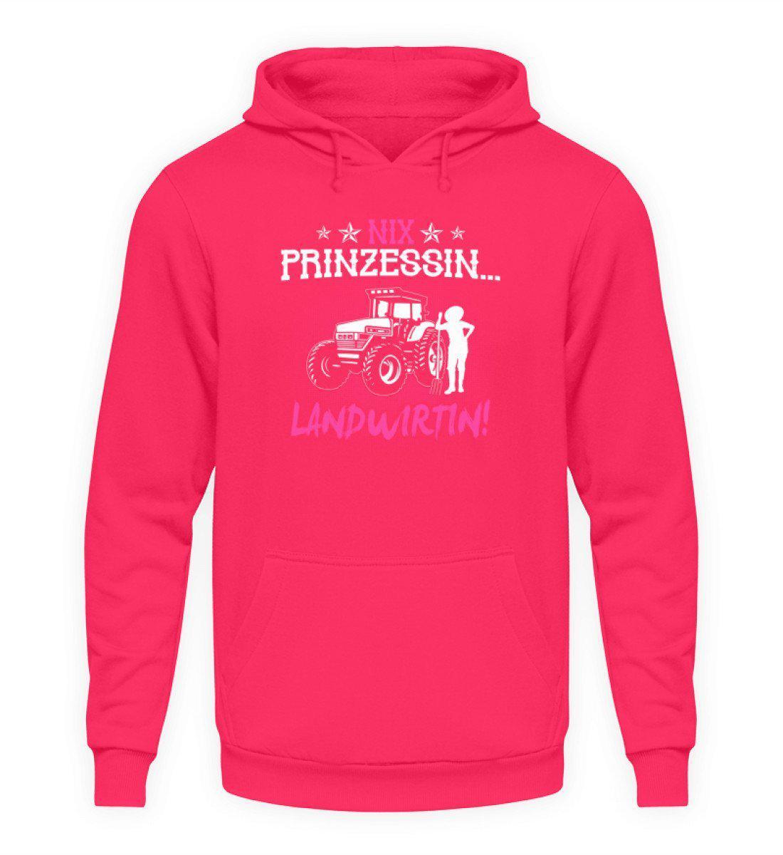Nix Prinzessin Landwirtin · Unisex Kapuzenpullover Hoodie-Unisex Hoodie-Hot Pink-L-Agrarstarz