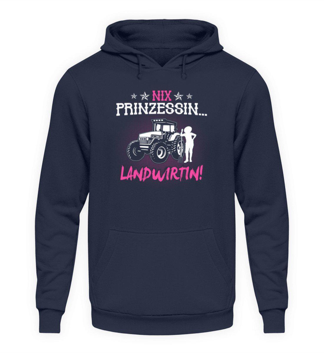 Nix Prinzessin Landwirtin · Unisex Kapuzenpullover Hoodie-Unisex Hoodie-Oxford Navy-L-Agrarstarz