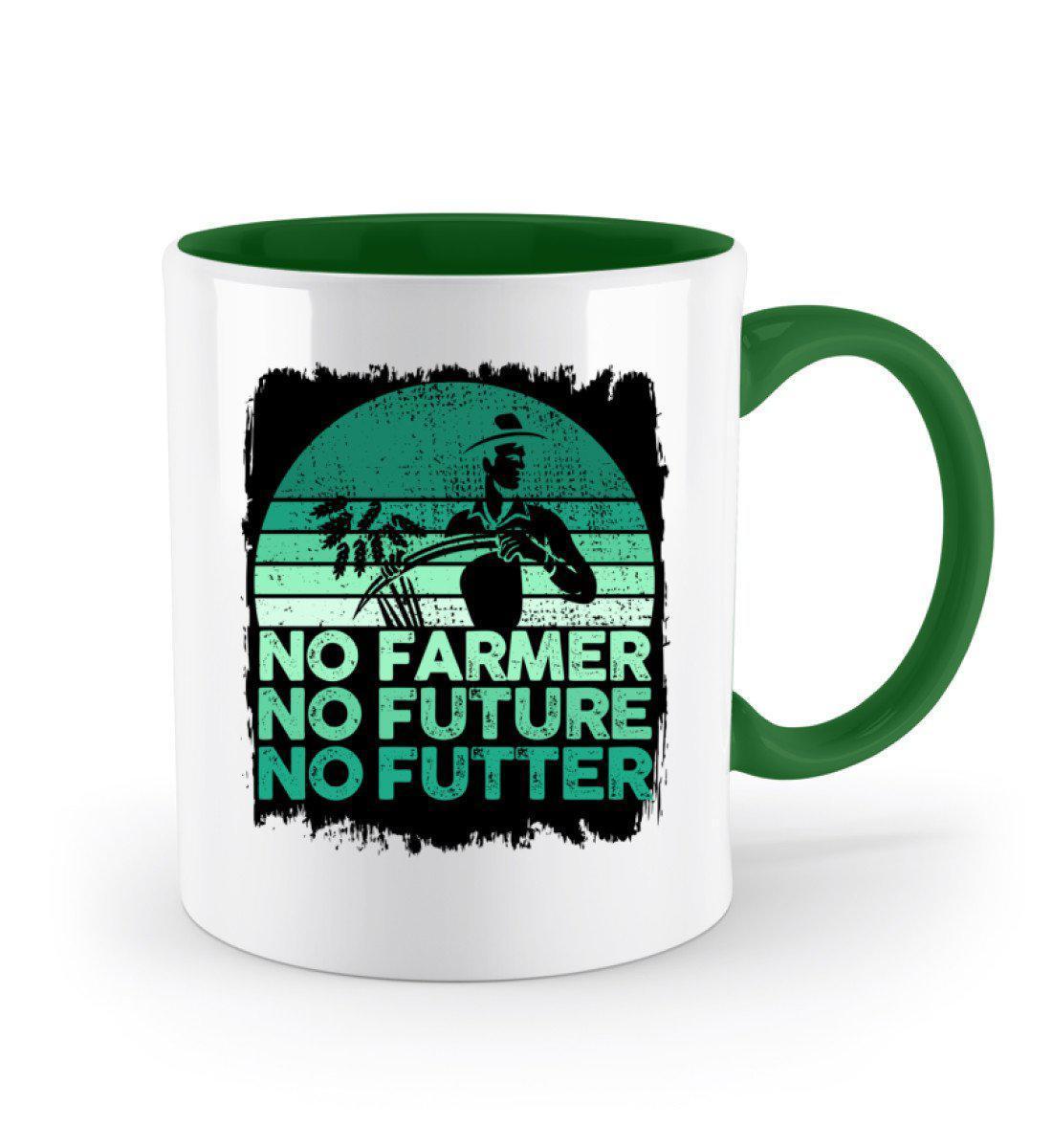 No Farmer no Futter · Keramik Tasse zweifarbig-Keramik Tasse Zweifarbig-Agrarstarz