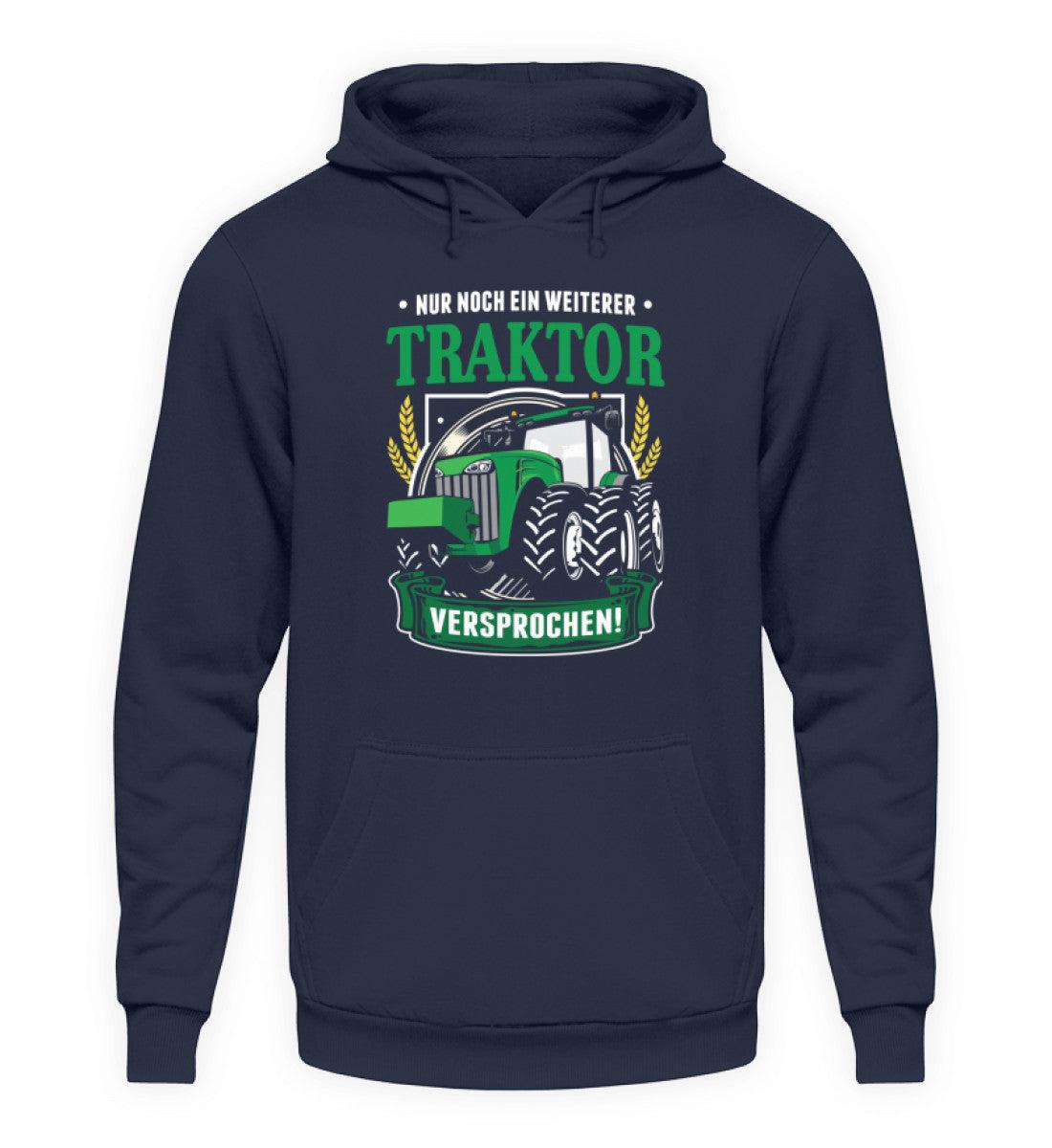 Nur noch ein Traktor · Unisex Kapuzenpullover Hoodie-Unisex Hoodie-Oxford Navy-S-Agrarstarz