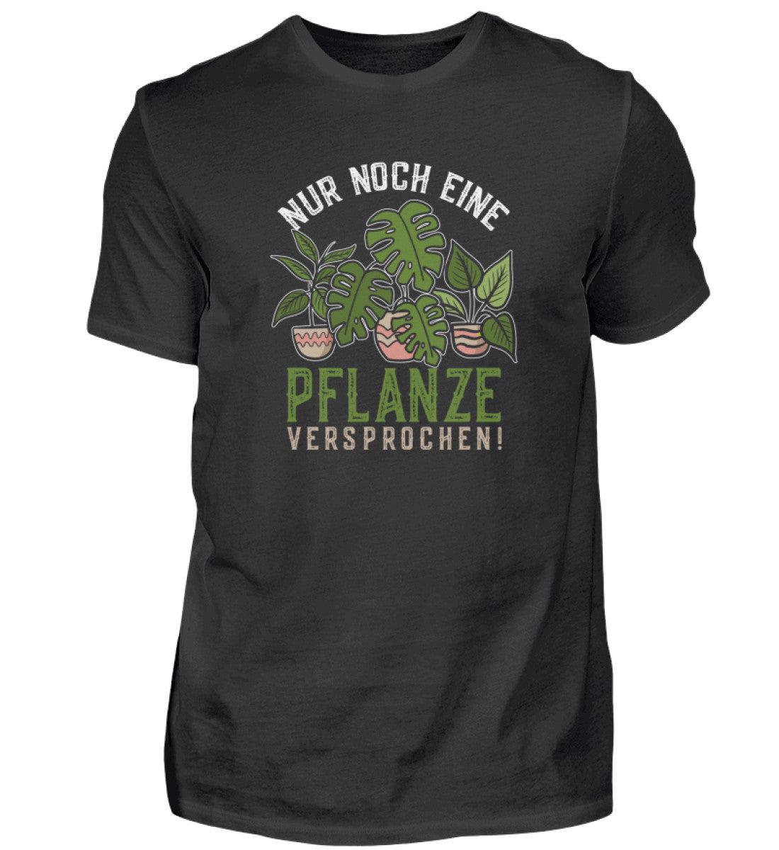 Nur noch eine Pflanze · Herren T-Shirt-Herren Basic T-Shirt-Black-S-Agrarstarz