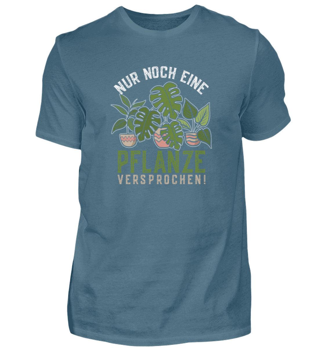 Nur noch eine Pflanze · Herren T-Shirt-Herren Basic T-Shirt-Stone Blue-S-Agrarstarz